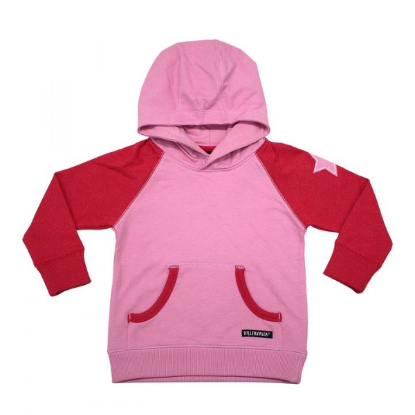 Villervalla Hoodie rhubarb/azalea