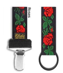 Pacifier clip - Roses