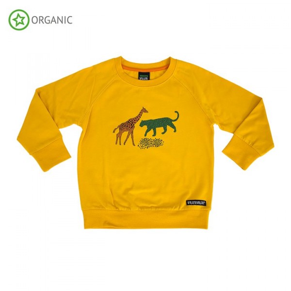 Villervalla langärmliges Sweatshirt mustard