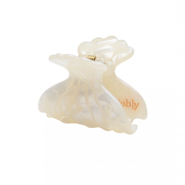 Liebly Haarklammer swan klein white pearl 5 cm