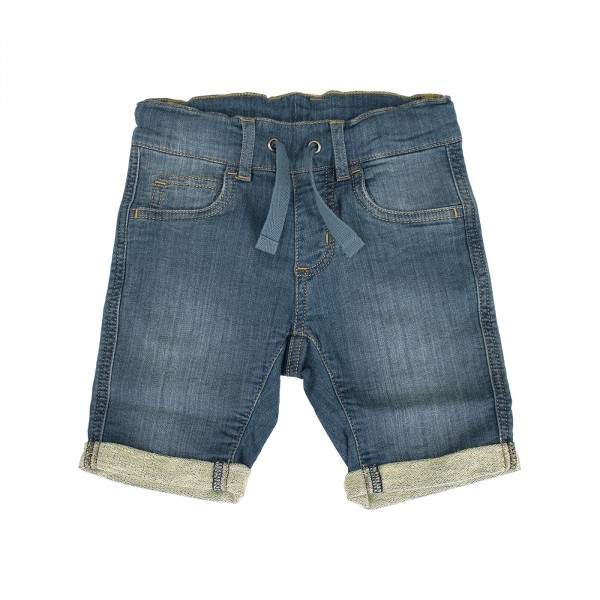 Villervalla Capri Shorts aus Sweat Denim washed ink