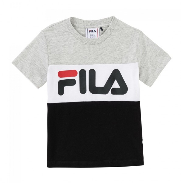 Fila Tshirt grau/weiß/schwarz mit Logo